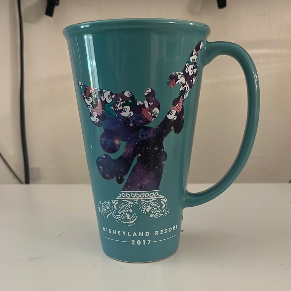 Teal Mug with Mickey Design